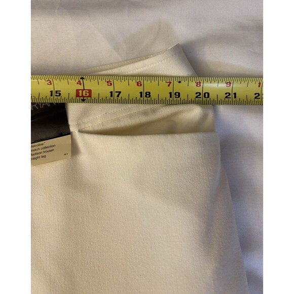 LANE BRYANT The Madison Straight Leg Trouser Ivory Women 20 Stretch Career Pants - Picture 8 of 12